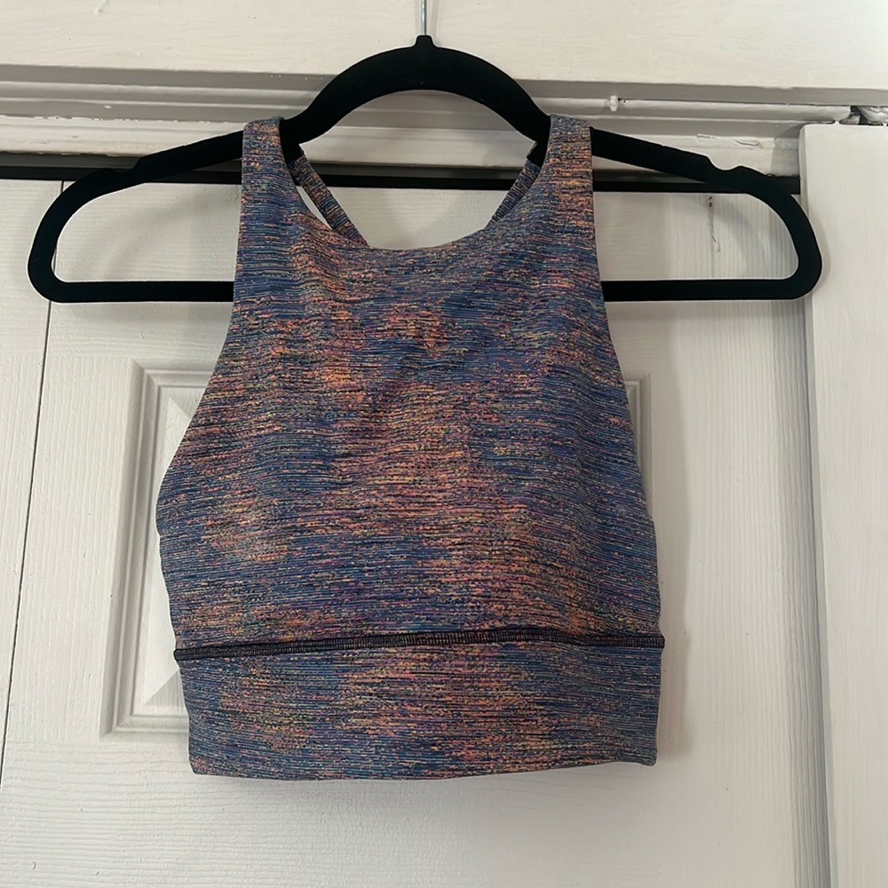 Lululemon workout bra, hardly worn and pads were removed